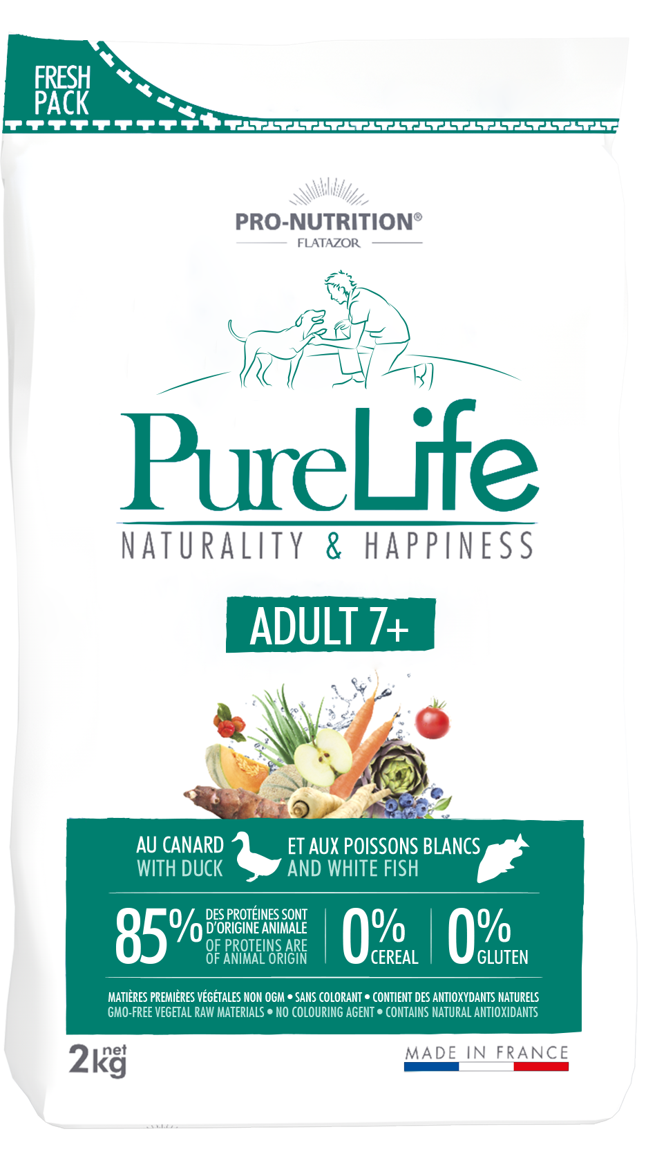 2016 pure life gamme naturelle chien